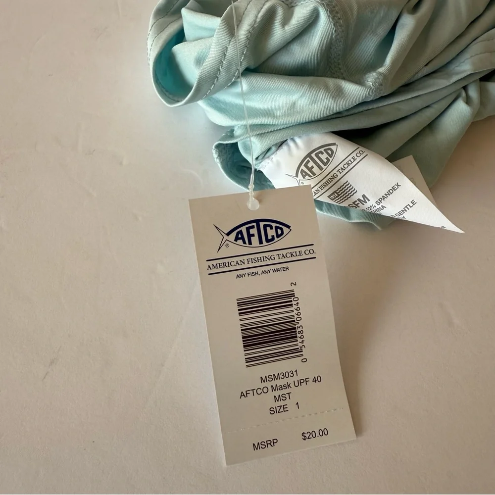 AFTCO Light Blue Mask UPF 40 OS
